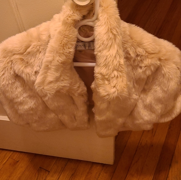 SPECTACULAR VINTAGE 1940 Style faux fur jacket and 1960s fabulous party dress - Picture 8 of 9